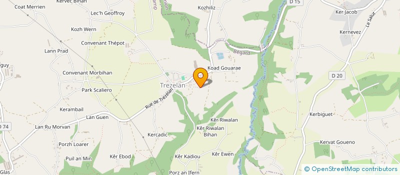 localisation de l'entreprise MONSIEUR JONATHAN URRU à BEGARD