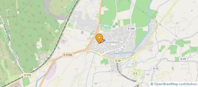 localisation de l'entreprise MONSIEUR JONATHAN VACHET  GRAVESON