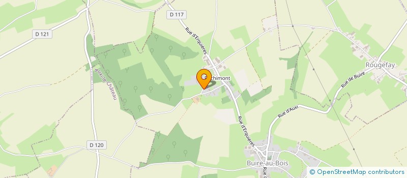 localisation de l'entreprise MONSIEUR JONATHAN VANUFEL  BUIRE-AU-BOIS