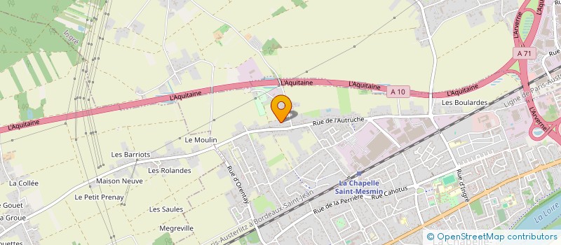 localisation de l'entreprise MONSIEUR JONATHAN VATHANAVILAY  LA CHAPELLE-SAINT-MESMIN