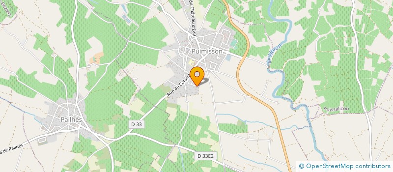 localisation de l'entreprise MONSIEUR JONATHAN VAUTIER  PUIMISSON