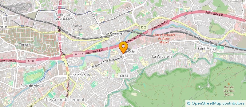 localisation de l'entreprise MONSIEUR JONATHAN VAZ BORGES  MARSEILLE