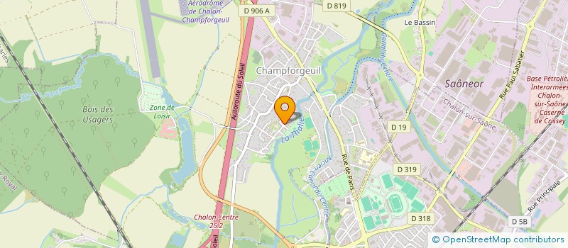 localisation de l'entreprise MONSIEUR JONATHAN VEILLARD  CHAMPFORGEUIL