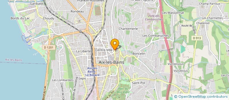 localisation de l'entreprise MONSIEUR JONATHAN VELTEN  AIX-LES-BAINS