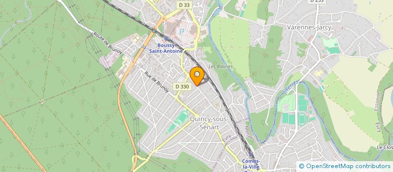 localisation de l'entreprise MONSIEUR JONATHAN VENTEJOL  QUINCY-SOUS-SENART