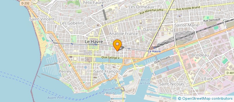 localisation de l'entreprise MONSIEUR JONATHAN VERHAEGHE  LE HAVRE