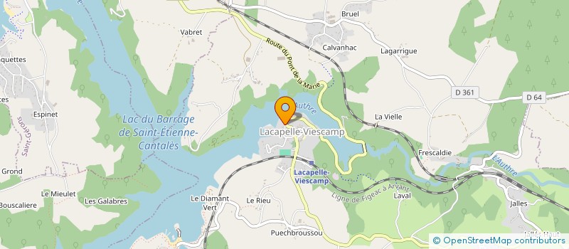 localisation de l'entreprise MONSIEUR JONATHAN VERNET à LACAPELLE-VIESCAMP