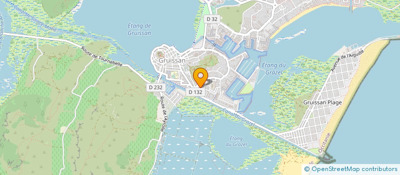 localisation de l'entreprise MONSIEUR JONATHAN VESENTINI  GRUISSAN