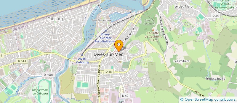 localisation de l'entreprise MONSIEUR JONATHAN VIARD  DIVES-SUR-MER