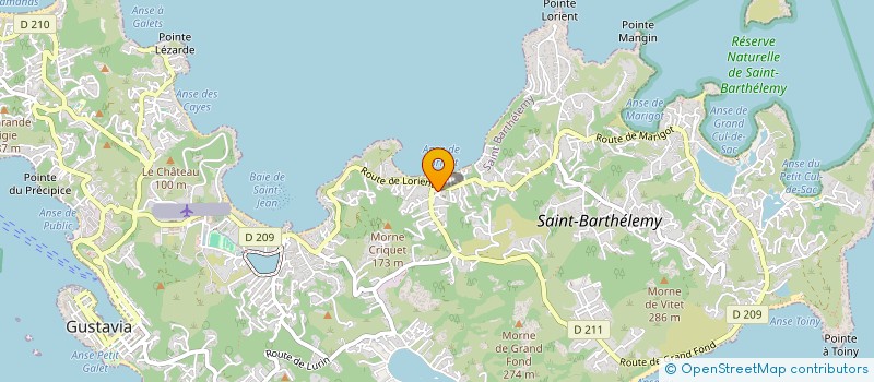 localisation de l'entreprise MONSIEUR JONATHAN VIAUD à SAINT-BARTHELEMY