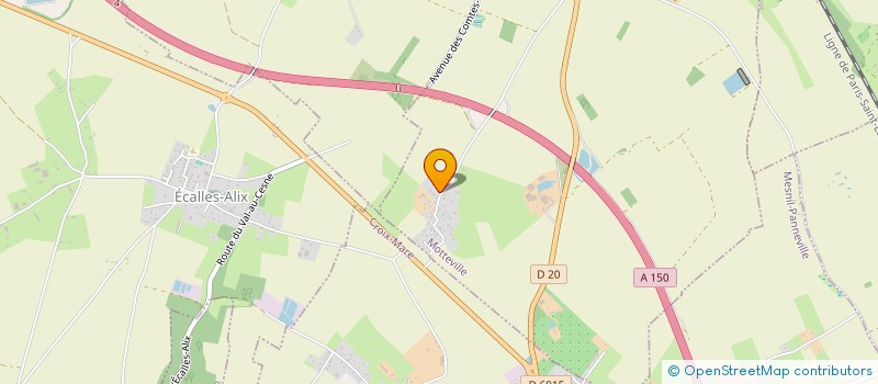 localisation de l'entreprise MONSIEUR JONATHAN VIELLE  MOTTEVILLE