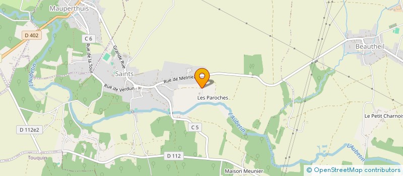 localisation de l'entreprise MONSIEUR JONATHAN VIGNERON  BEAUTHEIL-SAINTS