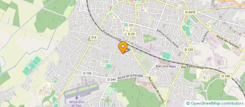 localisation de l'entreprise MONSIEUR JONATHAN VITORINO  DAX