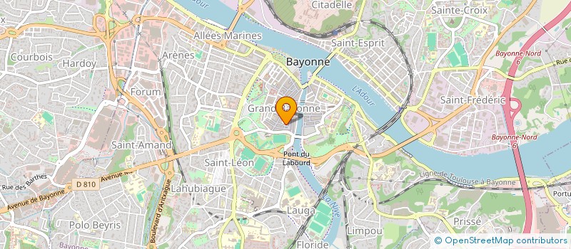 localisation de l'entreprise MONSIEUR JONATHAN VOSIN à BAYONNE