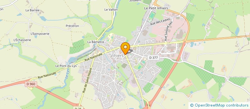 localisation de l'entreprise MONSIEUR JONATHAN VRAIN à LYS-HAUT-LAYON