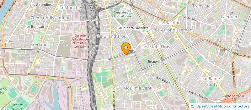 localisation de l'entreprise MONSIEUR JONATHAN VROUX  VENISSIEUX