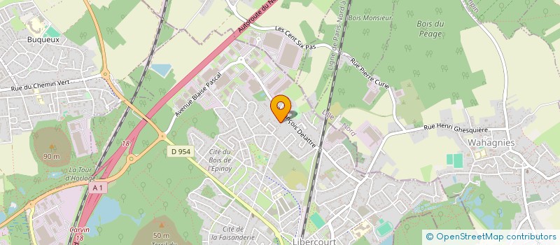 localisation de l'entreprise MONSIEUR JONATHAN WEIZMANN  LIBERCOURT