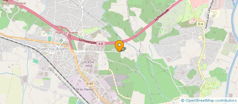 localisation de l'entreprise MONSIEUR JONATHAN WELTY  PUGET-SUR-ARGENS