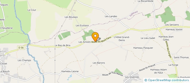 localisation de l'entreprise MONSIEUR JONATHAN YVES BERNAR BEAUMONT  BRIX