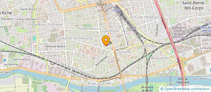 localisation de l'entreprise MONSIEUR JONATHAN YVONNE  TOURS