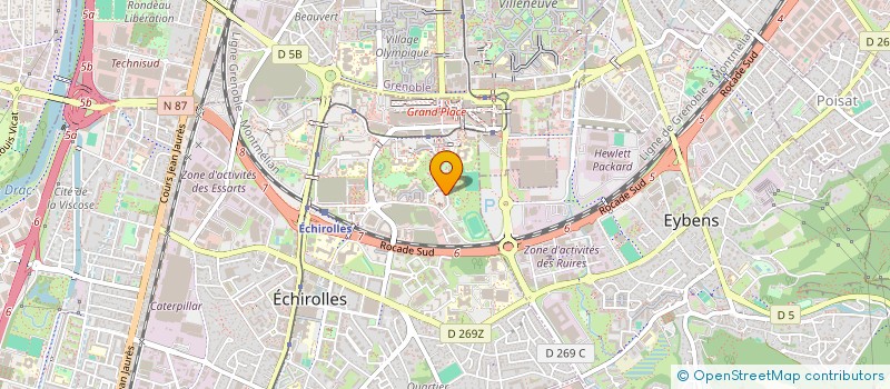 localisation de l'entreprise MONSIEUR JONATHAN ZANCA  ECHIROLLES