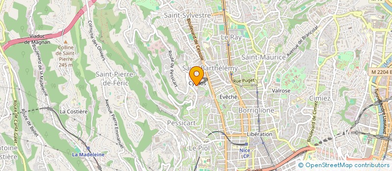 localisation de l'entreprise MONSIEUR JONATHAN ZANOVELLO GONNET  NICE