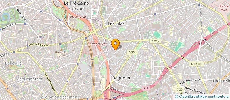 localisation de l'entreprise MONSIEUR JONATHAN ZARKA à BAGNOLET