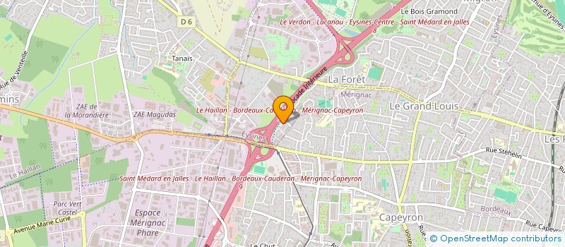 localisation de l'entreprise MONSIEUR JONATHAN ZEREN  EYSINES