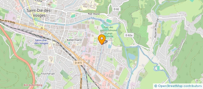 localisation de l'entreprise MONSIEUR JONATHAN ZOUBIRI  SAINT-DIE-DES-VOSGES