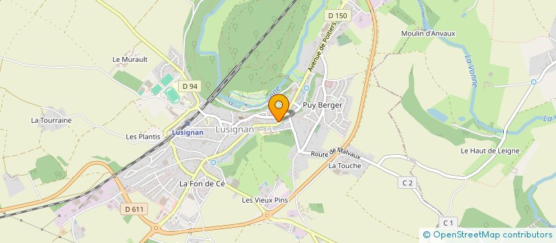 localisation de l'entreprise MONSIEUR JONATHANE MORVANY  LUSIGNAN