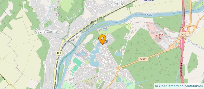 localisation de l'entreprise MONSIEUR JONATHANN CHRISTIAN GOSSE  L'ISLE-ADAM