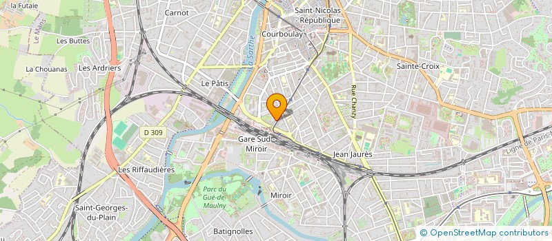 localisation de l'entreprise MONSIEUR JONATHANN GALLAY  LE MANS