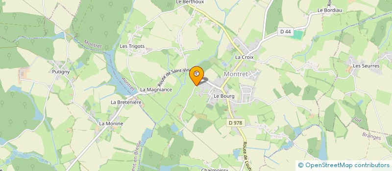 localisation de l'entreprise MONSIEUR JONATHANN JANDOT  MONTRET