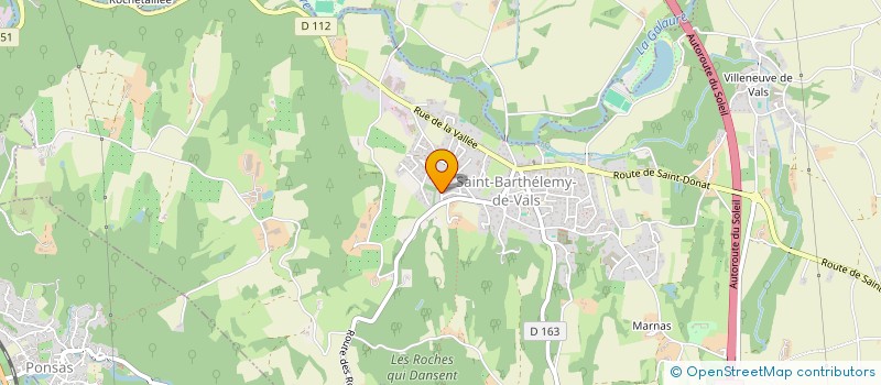 localisation de l'entreprise MONSIEUR JONATHANN THEZIER  SAINT-BARTHELEMY-DE-VALS