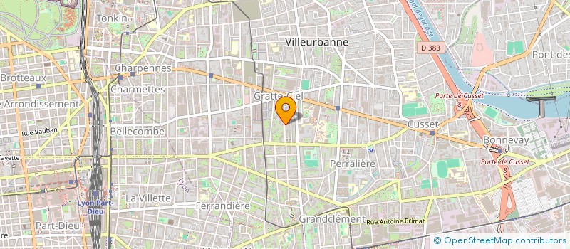 localisation de l'entreprise MONSIEUR JONES GENS  VILLEURBANNE