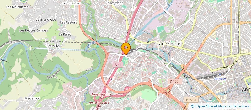 localisation de l'entreprise MONSIEUR JONG LENNON  ANNECY