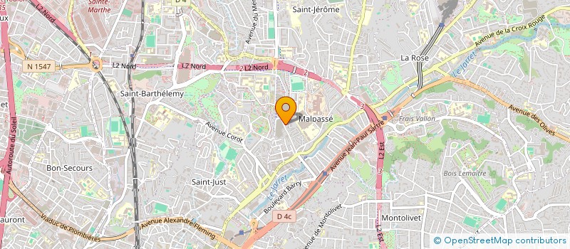localisation de l'entreprise MONSIEUR JONHSON HAMADA à MARSEILLE