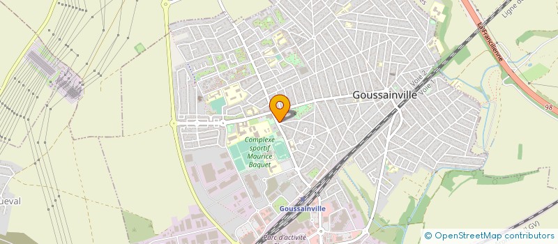 localisation de l'entreprise MONSIEUR JONHSON RALIJAONA  GOUSSAINVILLE