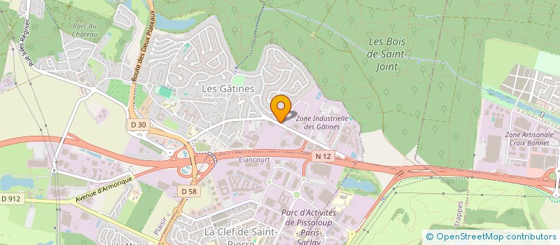 localisation de l'entreprise MONSIEUR JONI LAGO ALVES  PLAISIR