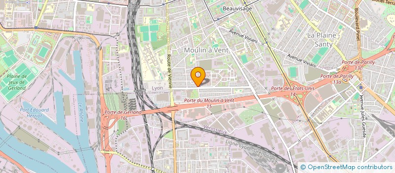 localisation de l'entreprise MONSIEUR JONI MARQUES DA SILVA  VENISSIEUX