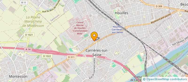 localisation de l'entreprise MONSIEUR JONNATHAN MARQUAND  CARRIERES-SUR-SEINE