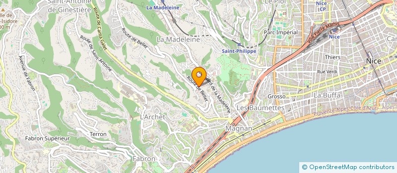 localisation de l'entreprise MONSIEUR JONNATHAN PLANTEC à CAGNES SUR MER