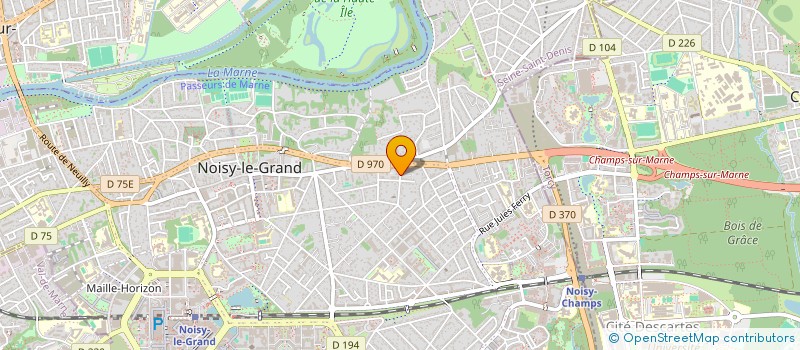 localisation de l'entreprise MONSIEUR JONNHY RAYME SILVA à NOISY-LE-GRAND