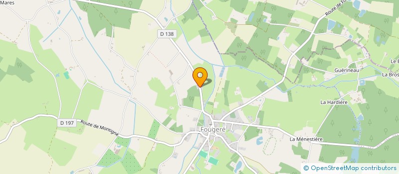 localisation de l'entreprise MONSIEUR JONNY BLAVET  BAUGE-EN-ANJOU