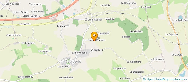 localisation de l'entreprise MONSIEUR JONNY GEORGET à SAINT-OUEN-DE-SECHEROUVRE