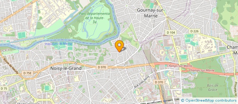 localisation de l'entreprise MONSIEUR JONNY HENRIQUES à NOISY-LE-GRAND