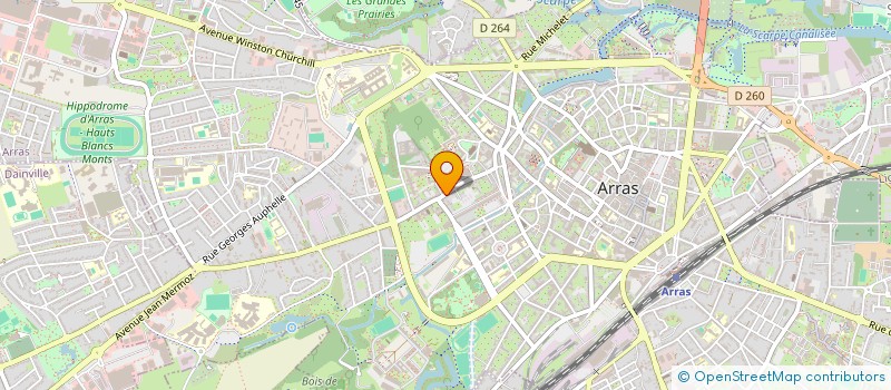 localisation de l'entreprise MONSIEUR JONY GUFFROY à ARRAS