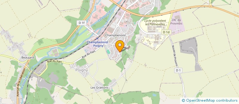 localisation de l'entreprise MONSIEUR JONY MONARD  PROVINS