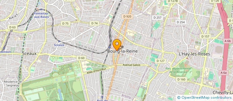 localisation de l'entreprise MONSIEUR JOONG-HO YUM à BOURG-LA-REINE