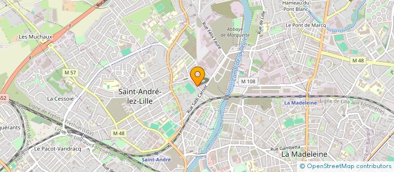 localisation de l'entreprise MONSIEUR JOORIS KERCKAERT à SAINT-ANDRE-LEZ-LILLE